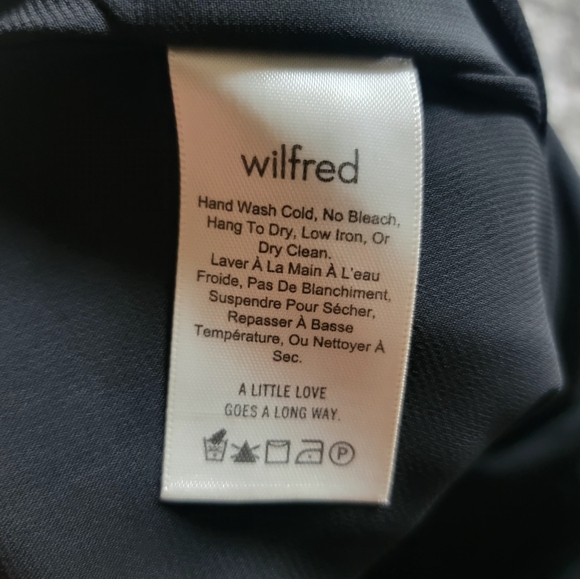 Wilfred Aritzia‎ Black Sleeveless Poly Crepe Cropped Wide Leg Jumpsuit Size XS - Picture 7 of 10